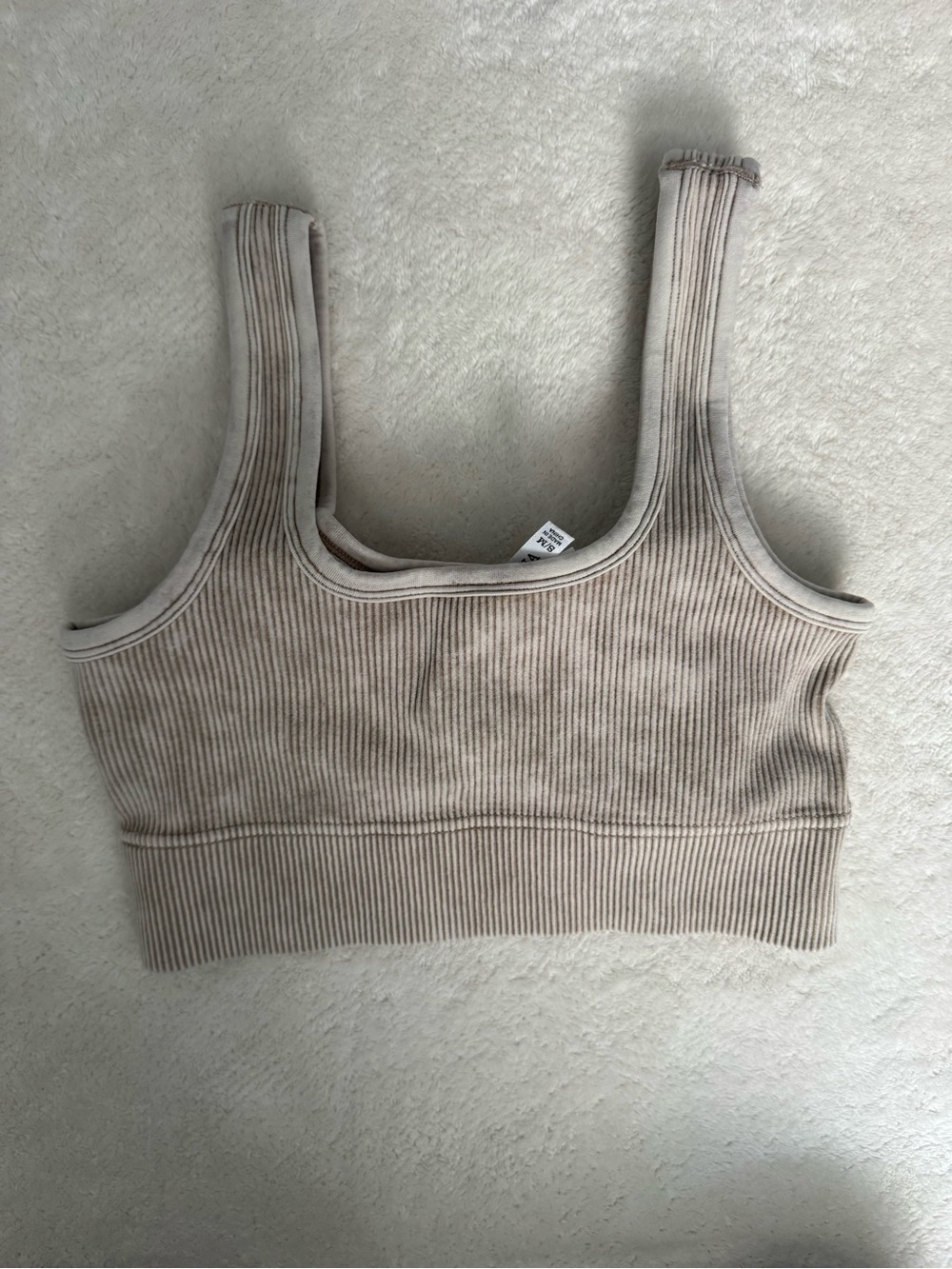 Zenana Ribbed Cropped Tank - Picture 2 of 3